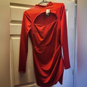 Red Fashion Nova  dress